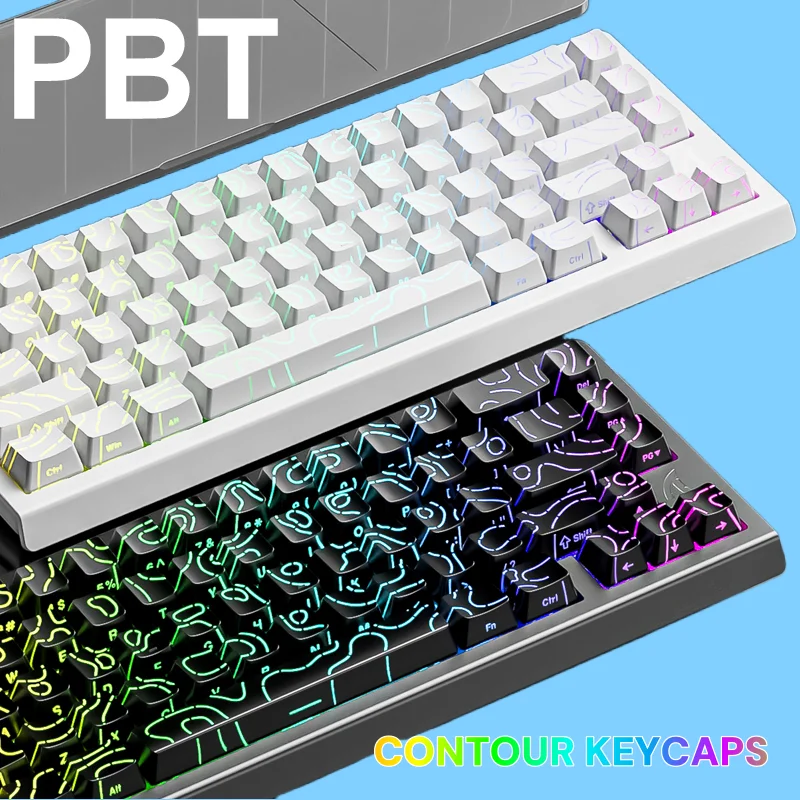 Gaming Accessories Aesthetic - Contour KM98 PBT Keycaps-Perfect Fit สําหรับ