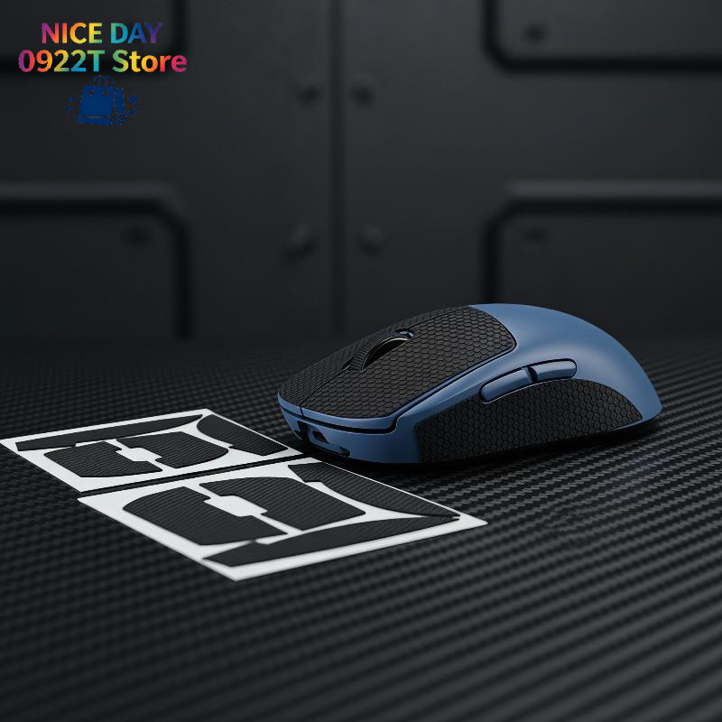 Gaming Accessories Aesthetic - เทปกันลื่นลายรังผึ้งสำหรับเมาส์ 1/3 ชิ้น, สติ๊กเกอร์กันเหงื่อสำหรับเมาส์เกมมิ่ง ใช้ได้ทั้งในบ้านและสำนักงาน #