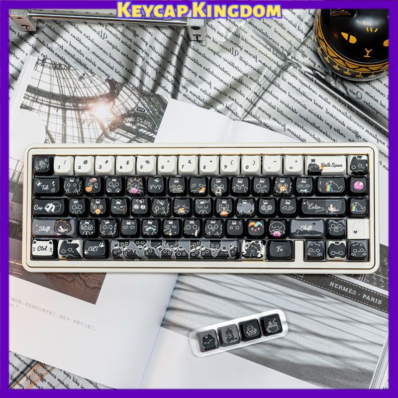 Gaming Accessories Aesthetic - ลอร์ดออฟมิสเทอรีส์ ไคลน์ มอร์เทตติ เคียเมียว คีย์แคปอนิเมะ คีย์บอร์ดแมคคานิคอล