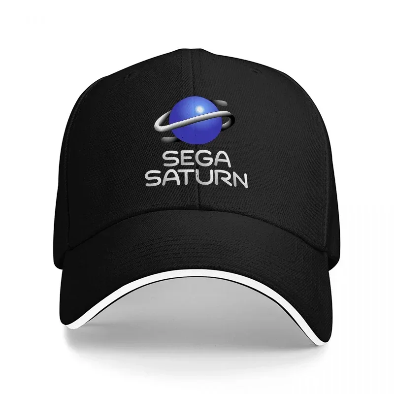 Gaming Accessories In China - ใหม่ SEGA SATURN LOGO หมวกเบสบอลสีดำพร้อมดีไซน์ดาวเคราะห์สีน้ำเงินหมวกเกมย้อนยุคคลาสสิกสำหรับผู้ชายและผู้หญิงอุปกรณ์เสริมสำหรับแฟนๆ