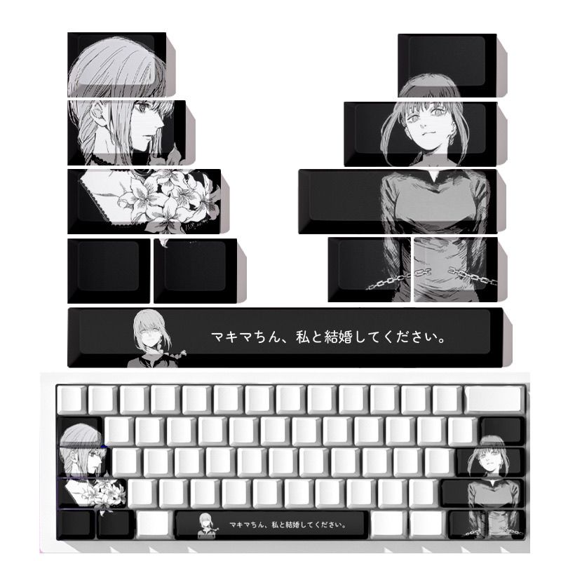 คีย์แคปธีมอนิเมะ Chainsaw Man  - Gaming Accessories Aesthetic บทวิจารณ์และราคา