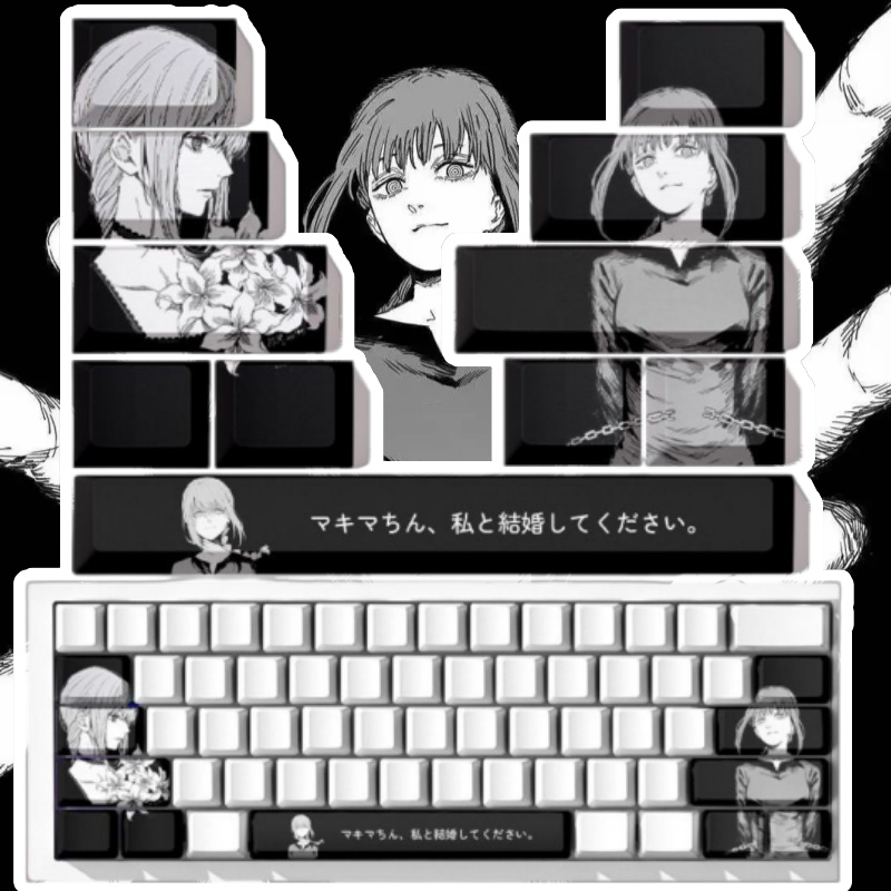 คีย์แคปธีมอนิเมะ Chainsaw Man  - Gaming Accessories Aesthetic บทวิจารณ์และราคา