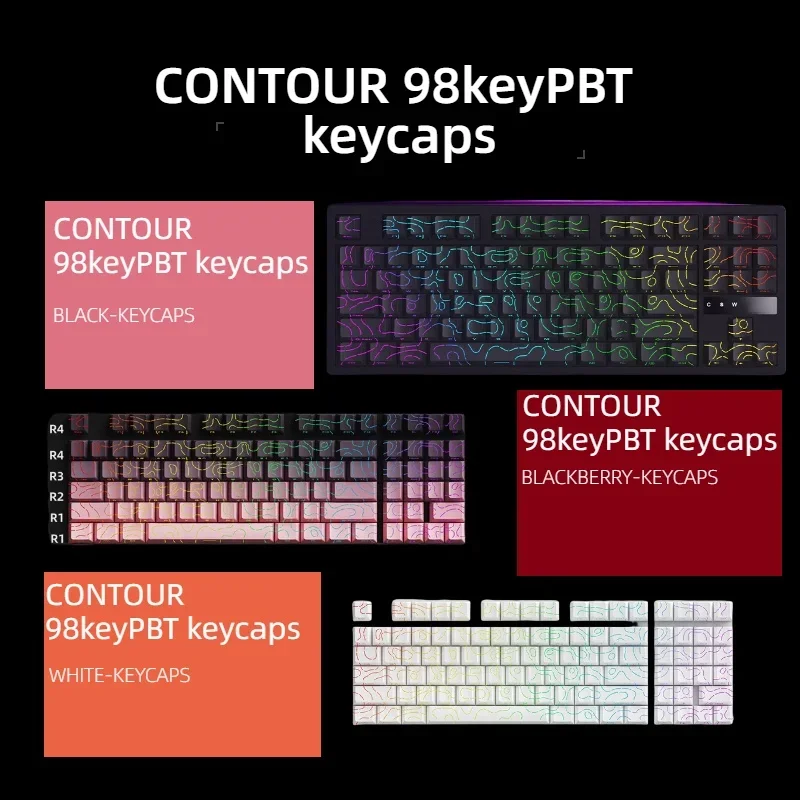 Contour KM98 PBT Keycaps-Perfe - Gaming Accessories Aesthetic บทวิจารณ์และราคา