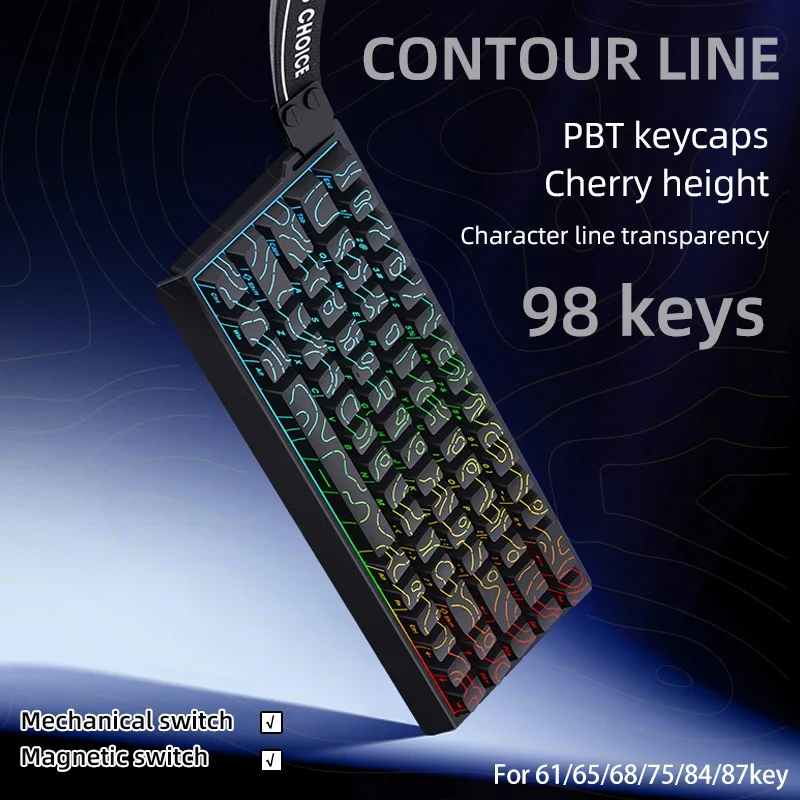 Contour KM98 PBT Keycaps-Perfe - Gaming Accessories Aesthetic บทวิจารณ์และราคา