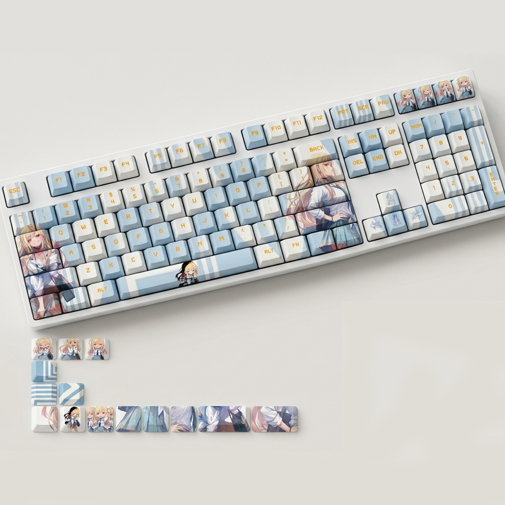 คีย์แคปเกมมิ่งอนิเมะ 122 คีย์  - Gaming Accessories Aesthetic บทวิจารณ์และราคา