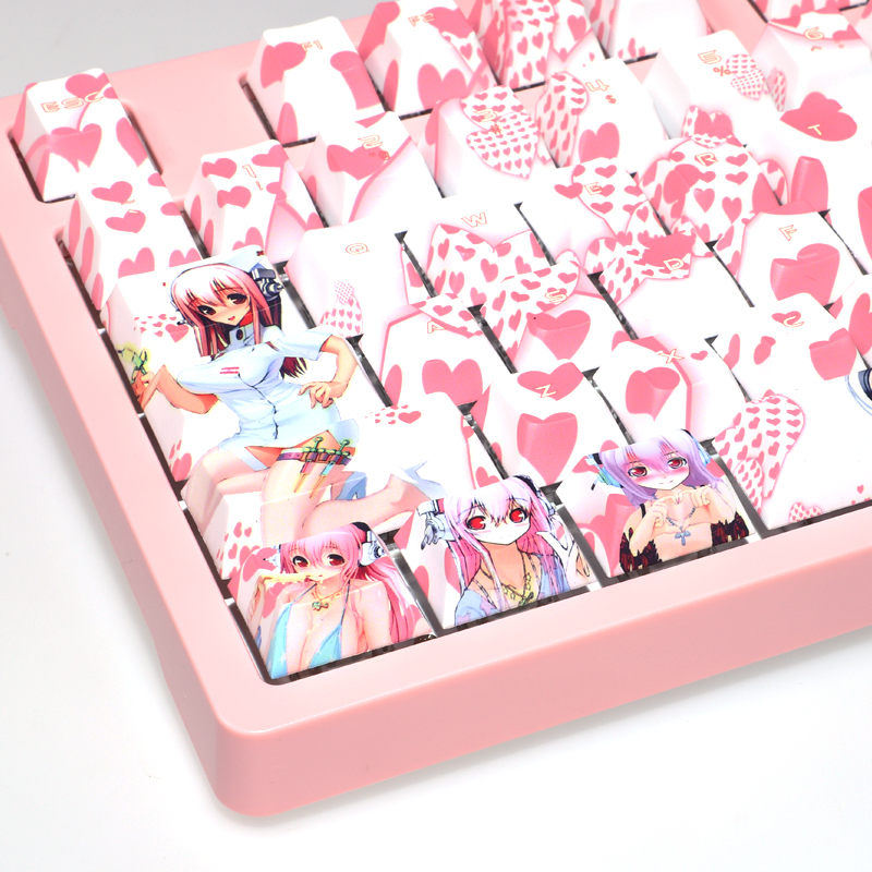 108 คีย์ PBT 5 ด้าน Dye Subbed - Gaming Accessories Aesthetic บทวิจารณ์และราคา