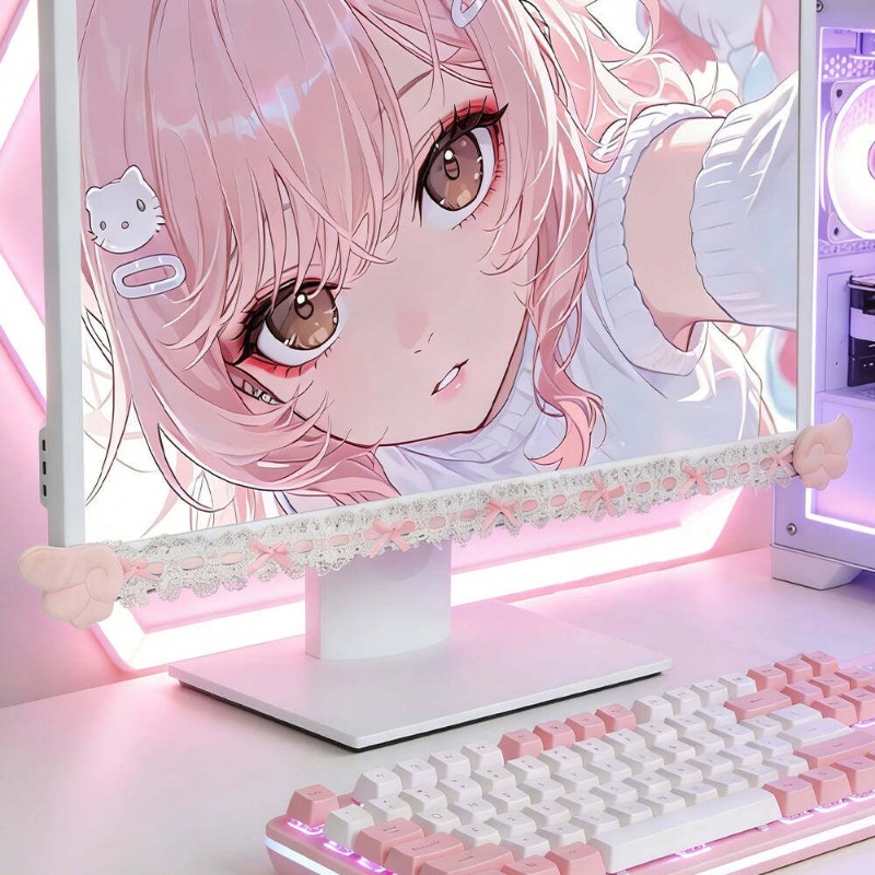 กรอบตกแต่งจอภาพลายลูกไม้น่ารัก - Accessories For Your Gaming Room บทวิจารณ์และราคา