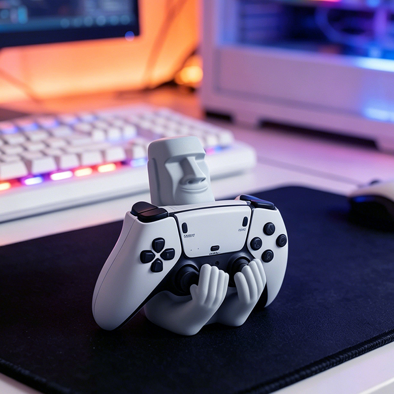 ที่วางจอยเกมรูปโมอาย ทำจากเรซิ - Gaming Accessories For Room บทวิจารณ์และราคา